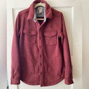 L.L. Bean Men’s Bean's Sweater Fleece Shirt Jac